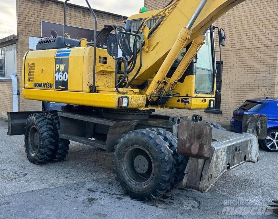 Komatsu PW 160-7 Gravemaskiner på hjul