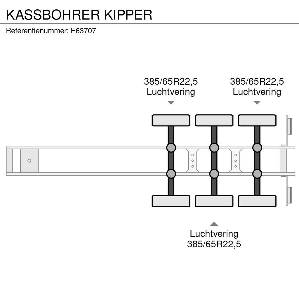 Kässbohrer KIPPER Semi-trailer med tip