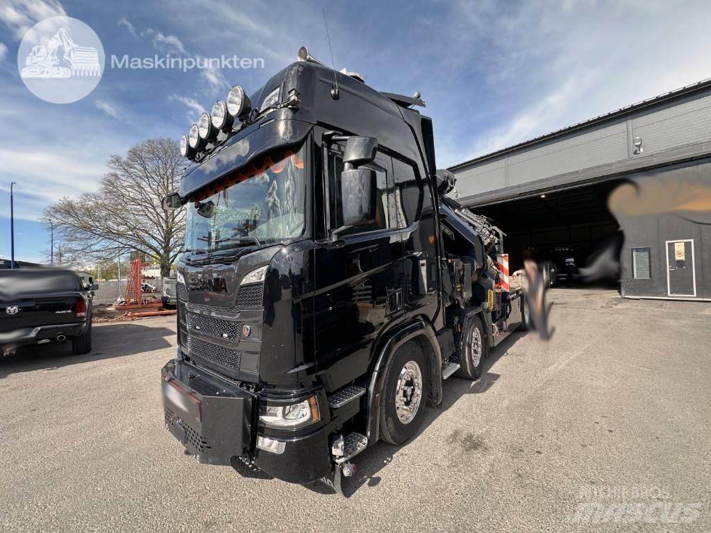 Scania R 500 Lastbil med kran