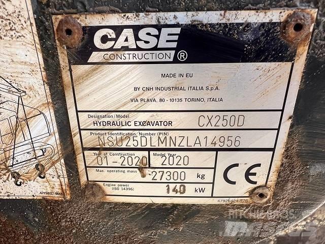 CASE CX 250 D Gravemaskiner på larvebånd