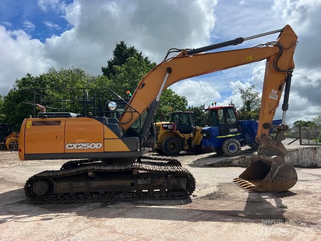 CASE CX 250 D Gravemaskiner på larvebånd