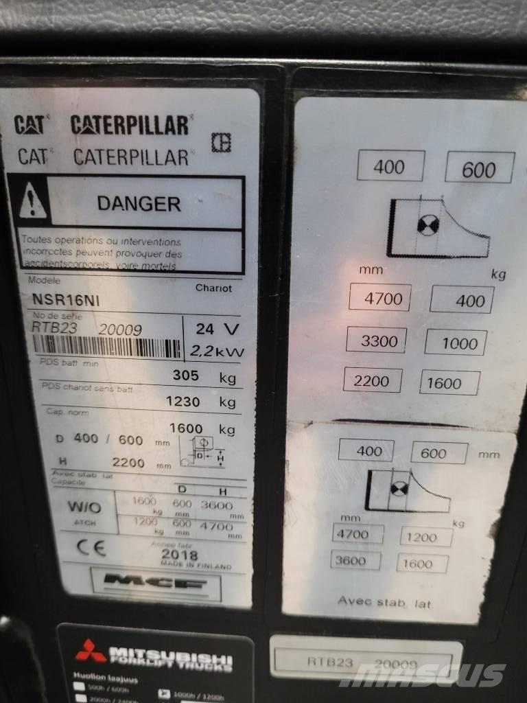 CAT NSR 16NI Selvkørende stablere