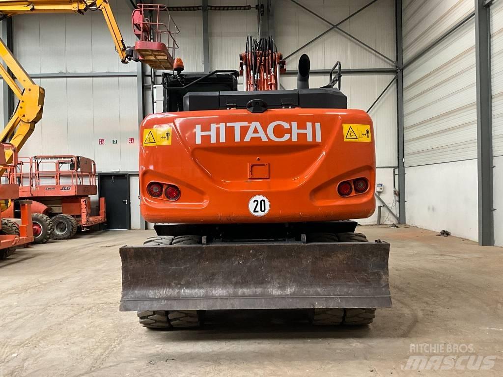 Hitachi ZX 140 W-6 Gravemaskiner på hjul