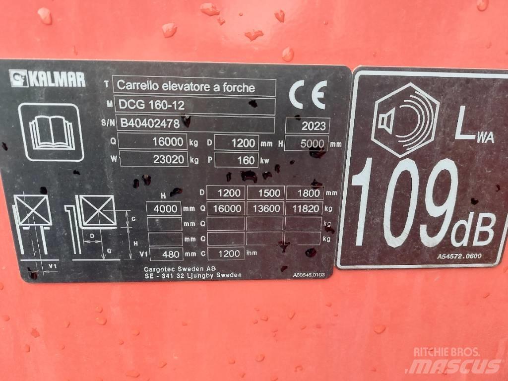Kalmar DCG160-12 Diesel gaffeltrucks