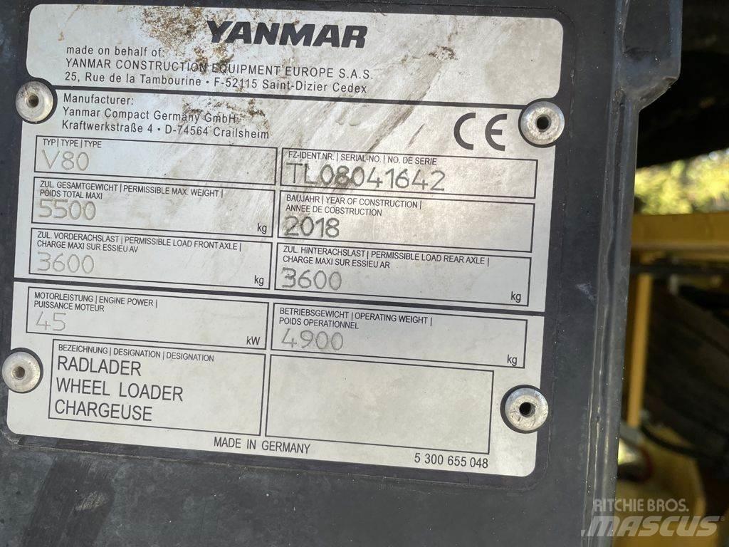 Yanmar V80 Læssemaskiner på hjul