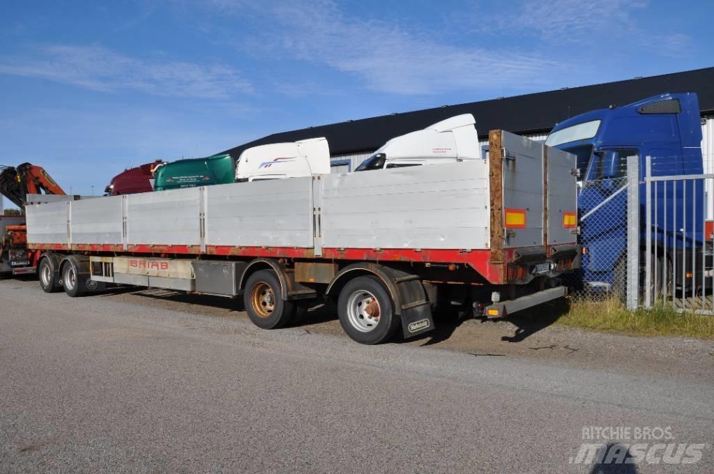 Briab SBLP4P-36-125 Anhænger med lad/Flatbed