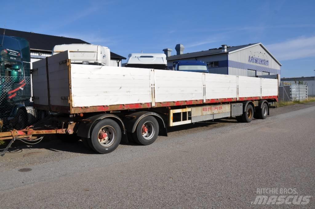 Briab SBLP4P-36-125 Anhænger med lad/Flatbed