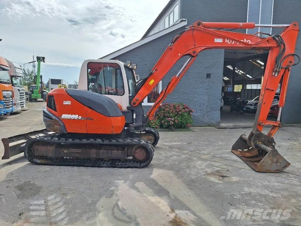 Kubota KX080 Midi-gravemaskiner 7t - 12t