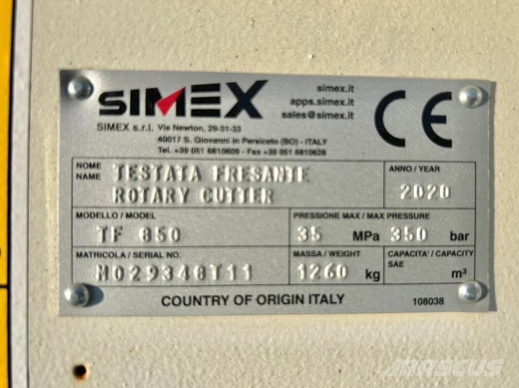 Simex TF850 Kædegravere