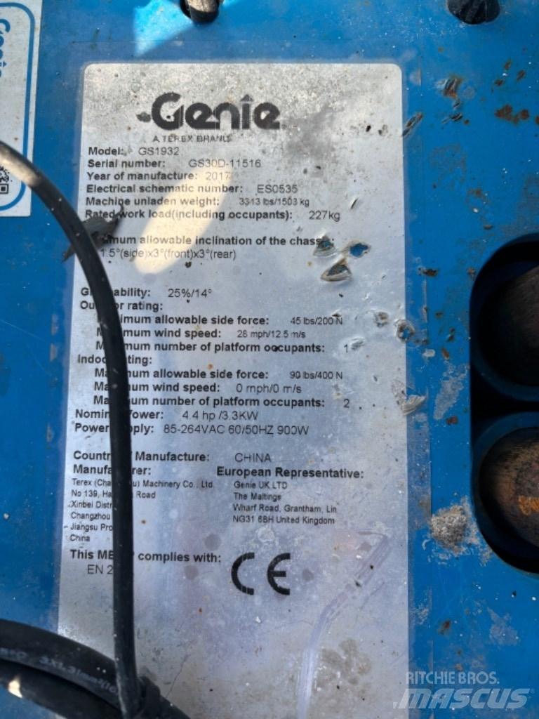 Genie GS 1932 Saxlifte