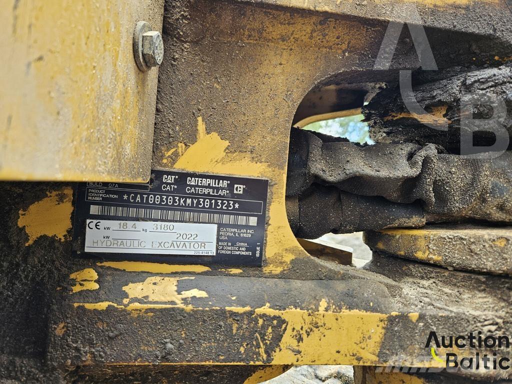 CAT 303 CR Minigravemaskiner