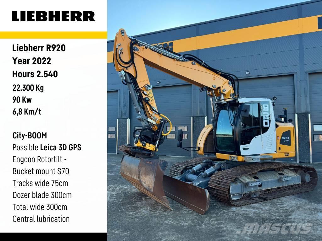 Liebherr R 920 Gravemaskiner på larvebånd