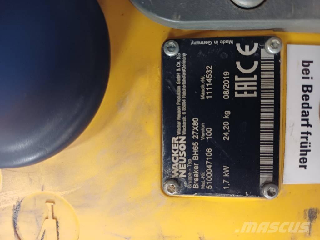 Wacker Neuson BH65 Hydraulik / Trykluft hammere