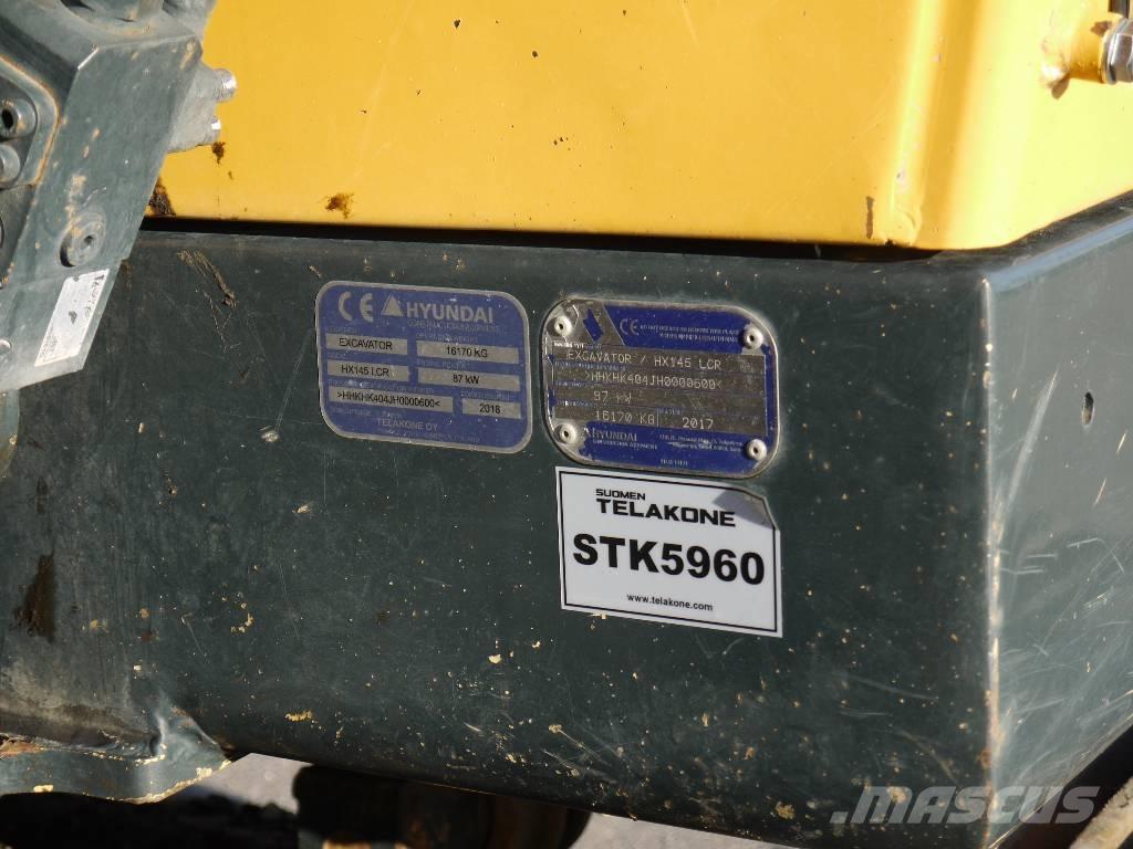 Hyundai HX 145 LCRD Gravemaskiner på larvebånd