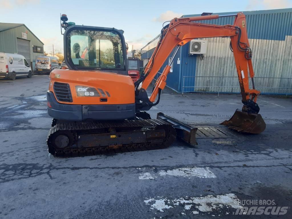 Doosan DX 63-3 Gravemaskiner på larvebånd