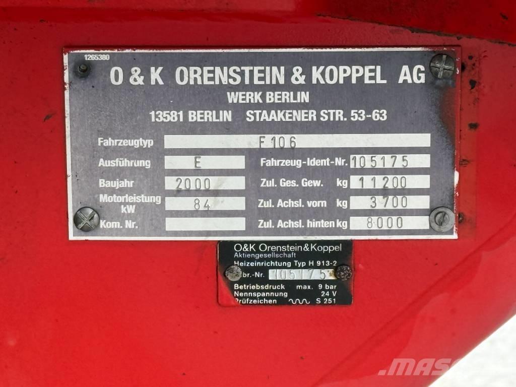 O&K F 106 Vejhøvle / Gradere