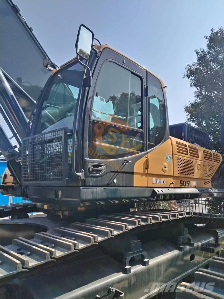 Hyundai R 505 L VS Gravemaskiner på larvebånd
