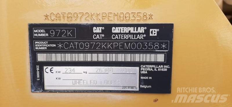CAT 972K Læssemaskiner på hjul