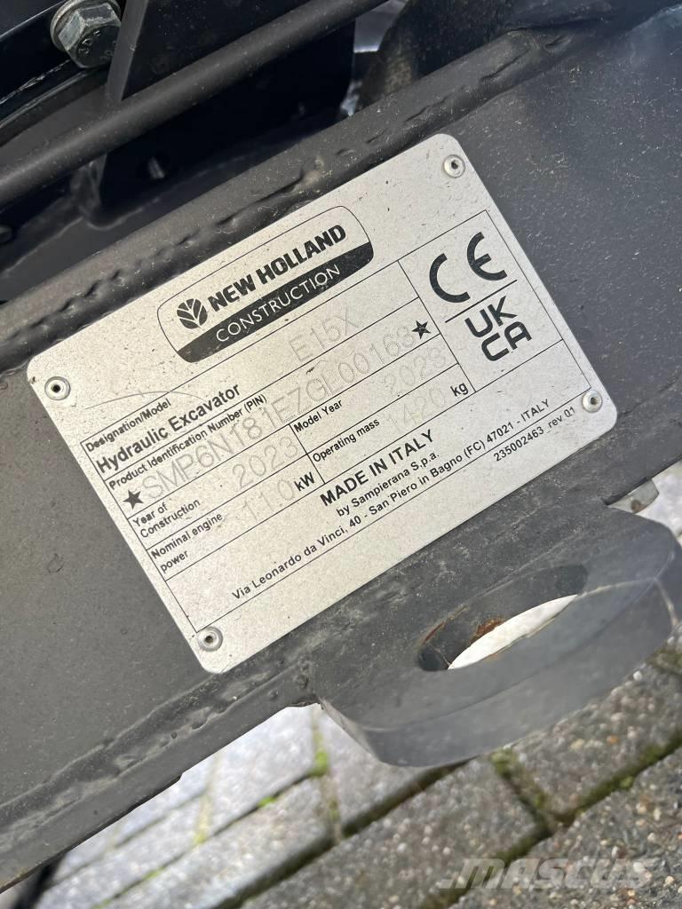 New Holland E 15 X Minigravemaskiner