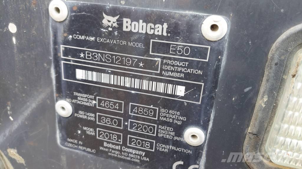 Bobcat E-50 BB-E50 Gravemaskiner på larvebånd