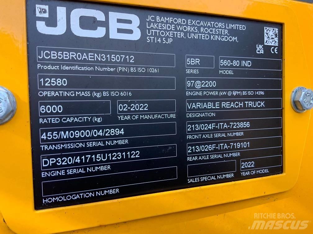 JCB 560-80 Teleskoplæssere