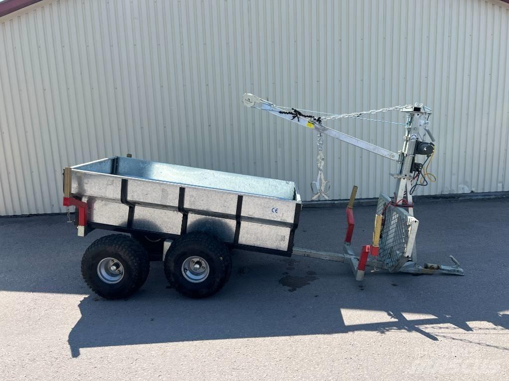 ATV Vagn Med kran Tilbehør til ATV'er og snescootere