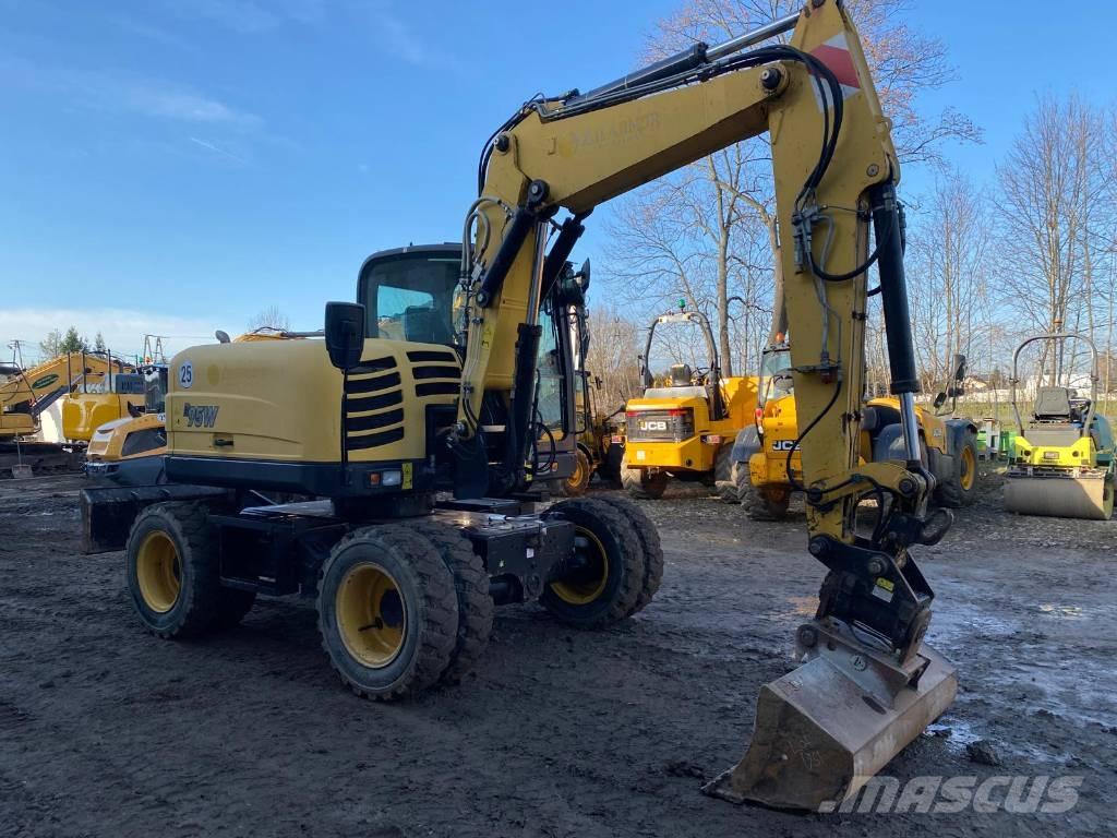 Yanmar B 95 W Gravemaskiner på hjul