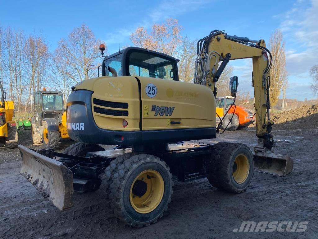 Yanmar B 95 W Gravemaskiner på hjul