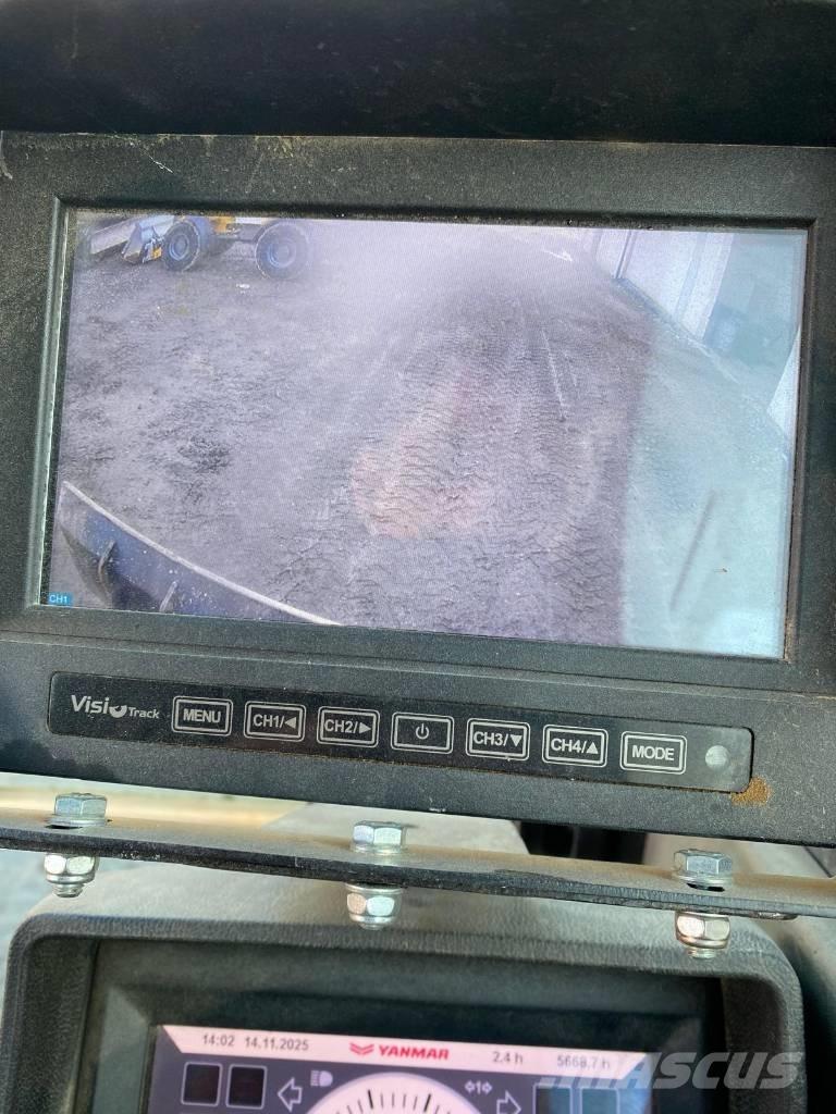 Yanmar B 95 W Gravemaskiner på hjul