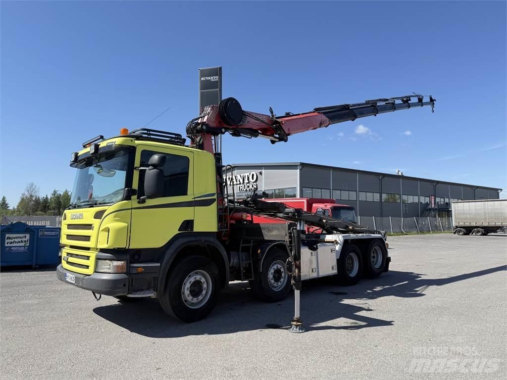 Scania P420 8X2 Lastbil med kran