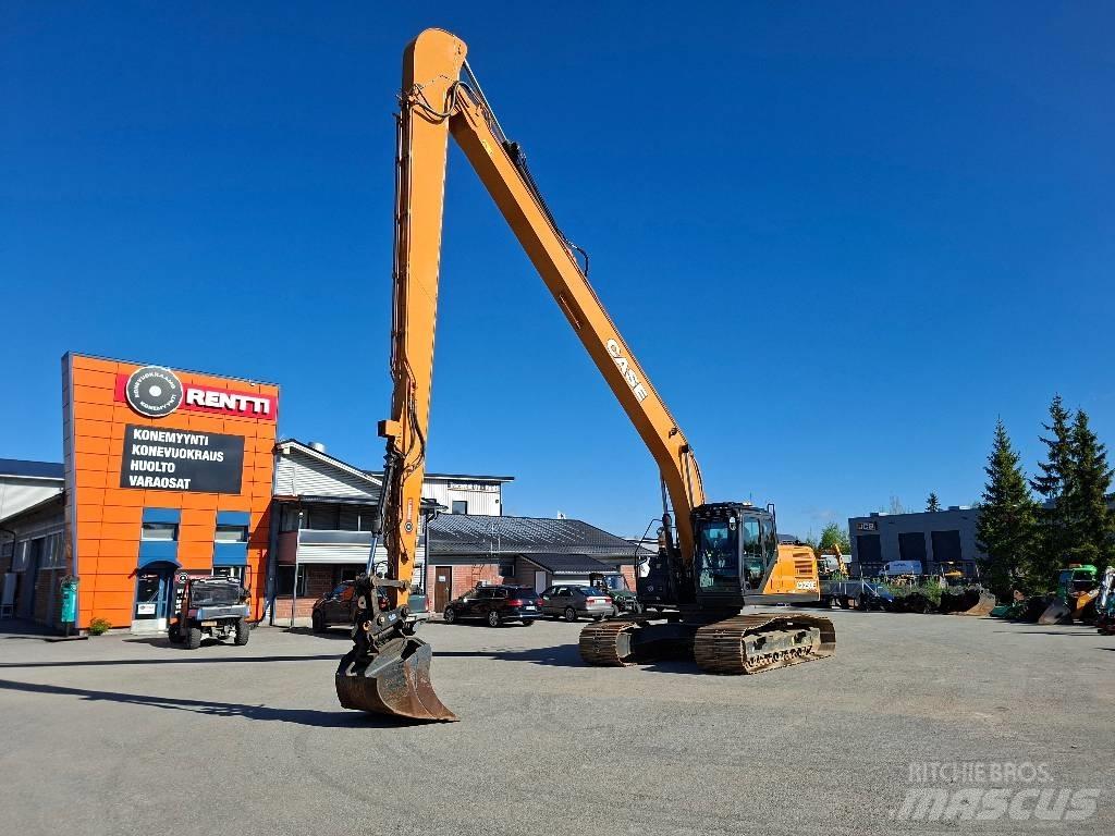 CASE CX 250 E LR Gravemaskiner med lang gravebom