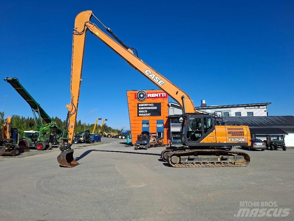 CASE CX 250 E LR Gravemaskiner med lang gravebom