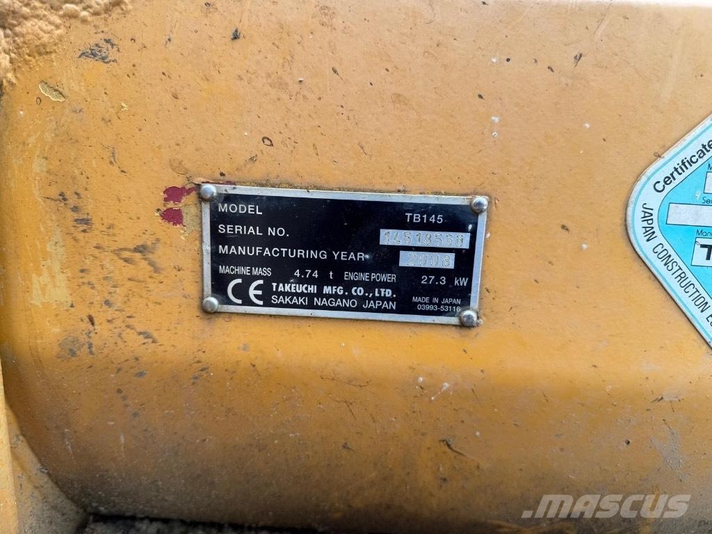 Takeuchi TB 145 Minigravemaskiner