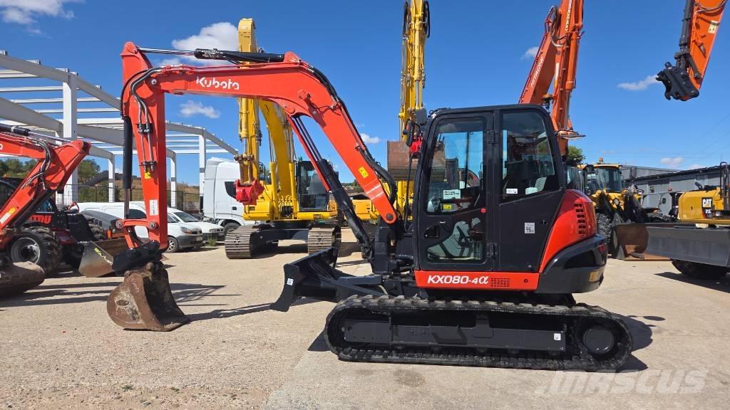 Kubota KX 080-4 Midi-gravemaskiner 7t - 12t