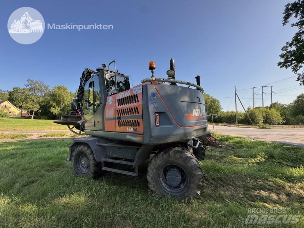 Atlas 160 W Gravemaskiner på hjul