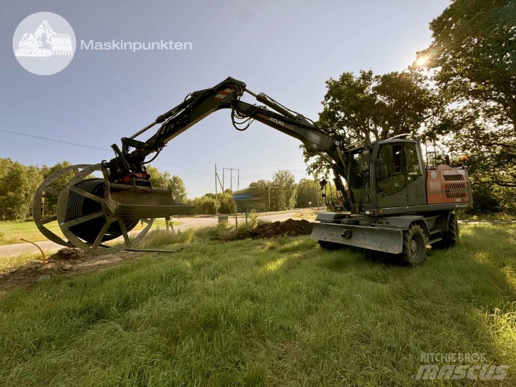 Atlas 160 W Gravemaskiner på hjul