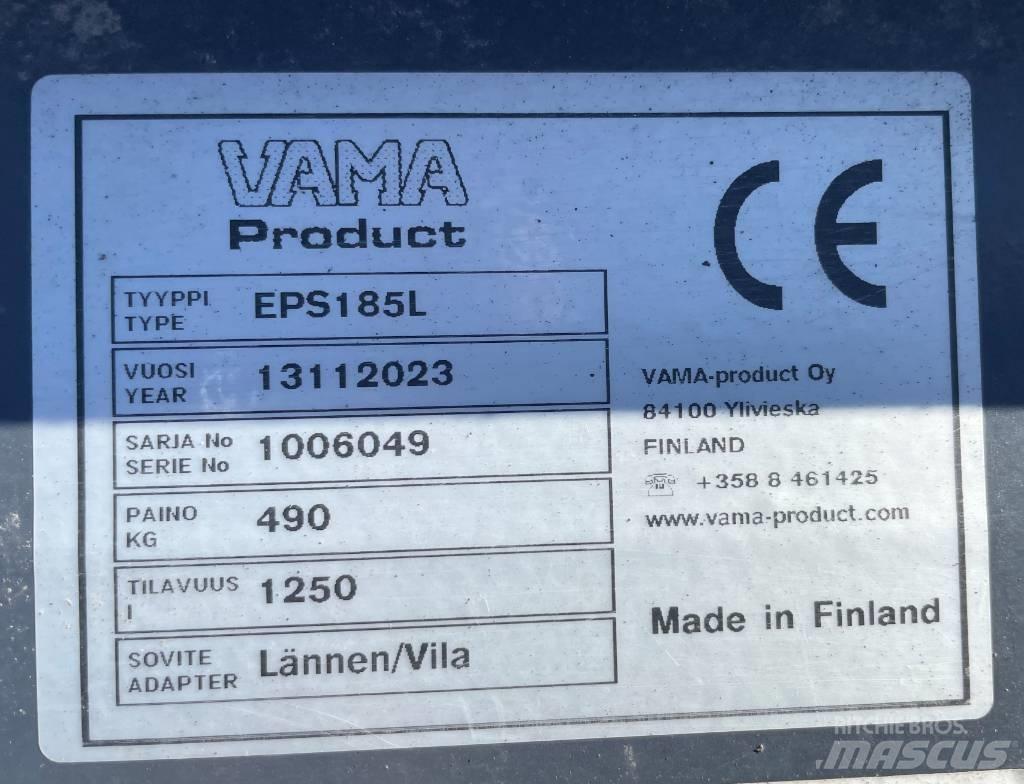 Vama EPL185L Kompakttraktor tilbehør