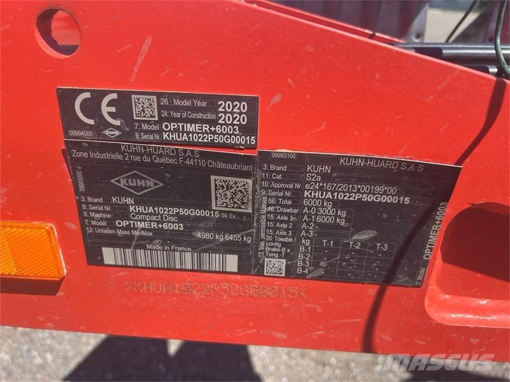 Kuhn Optimer + 6003 Landbrug - Andet 
