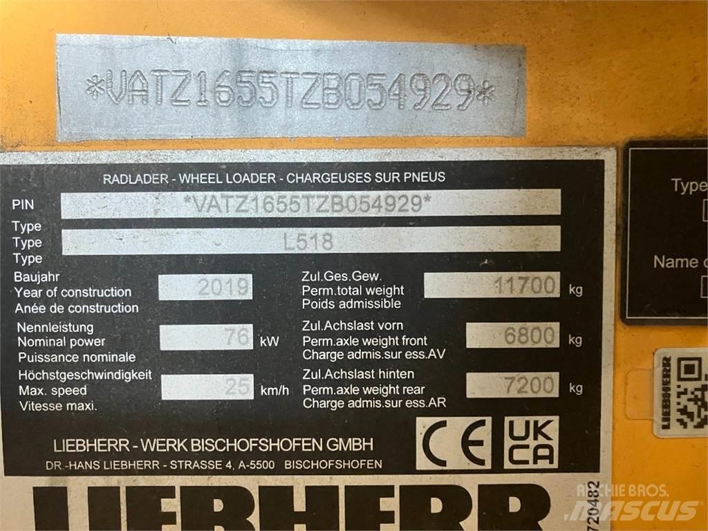 Liebherr L518 Læssemaskiner på hjul