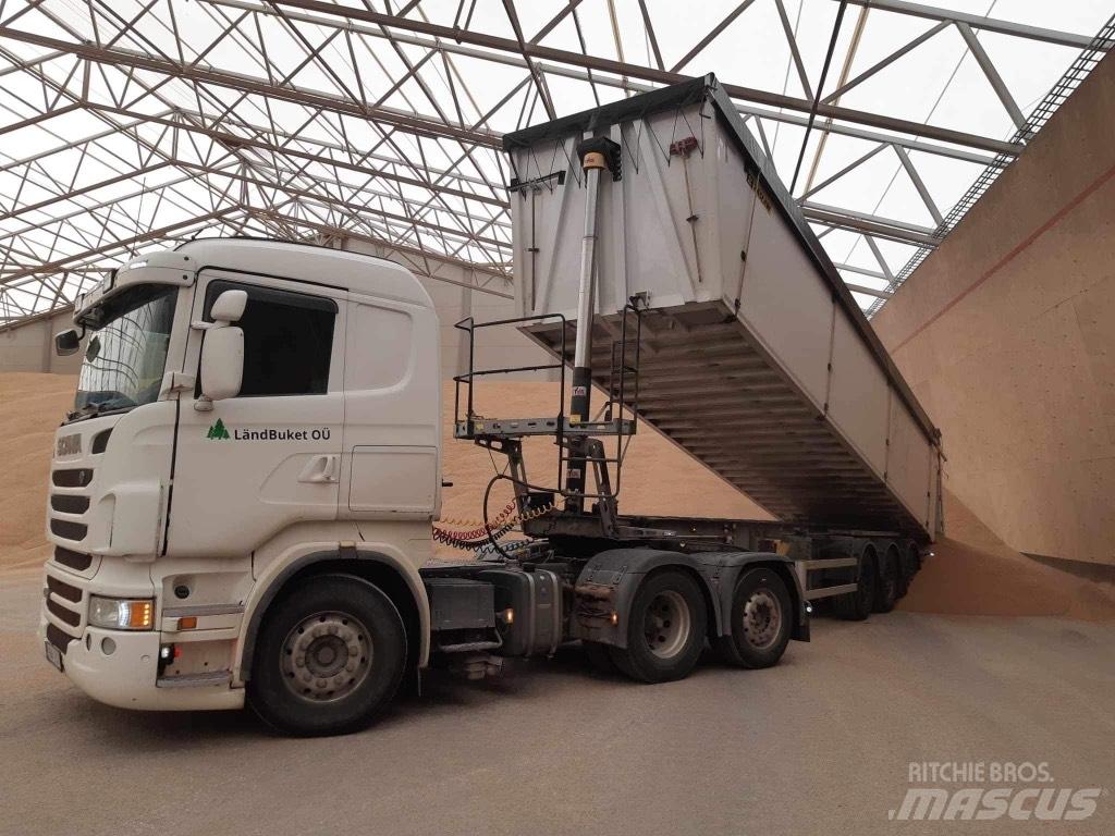 Zaslaw 50m3 Semi-trailer med tip