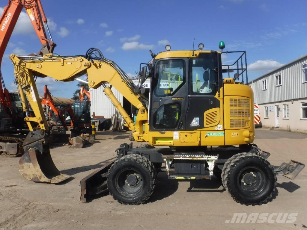 Komatsu PW118MR-11 Gravemaskiner på hjul