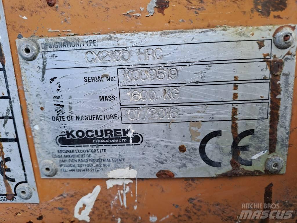 CASE CX 210 D Gravemaskiner på larvebånd