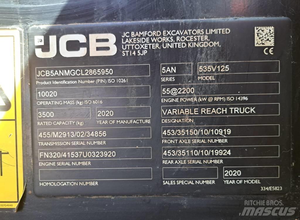 JCB 535 V 125 Teleskoplæssere