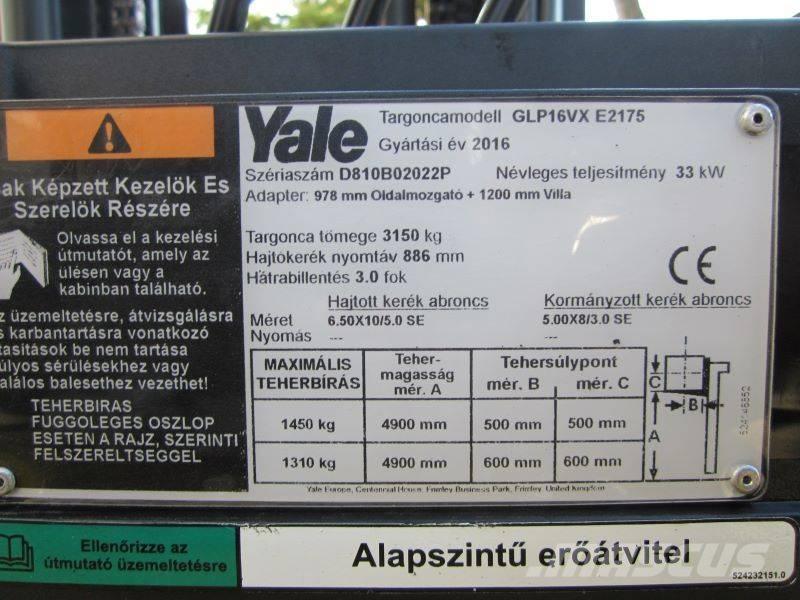 Yale GLP 16 VX LPG gaffeltrucks