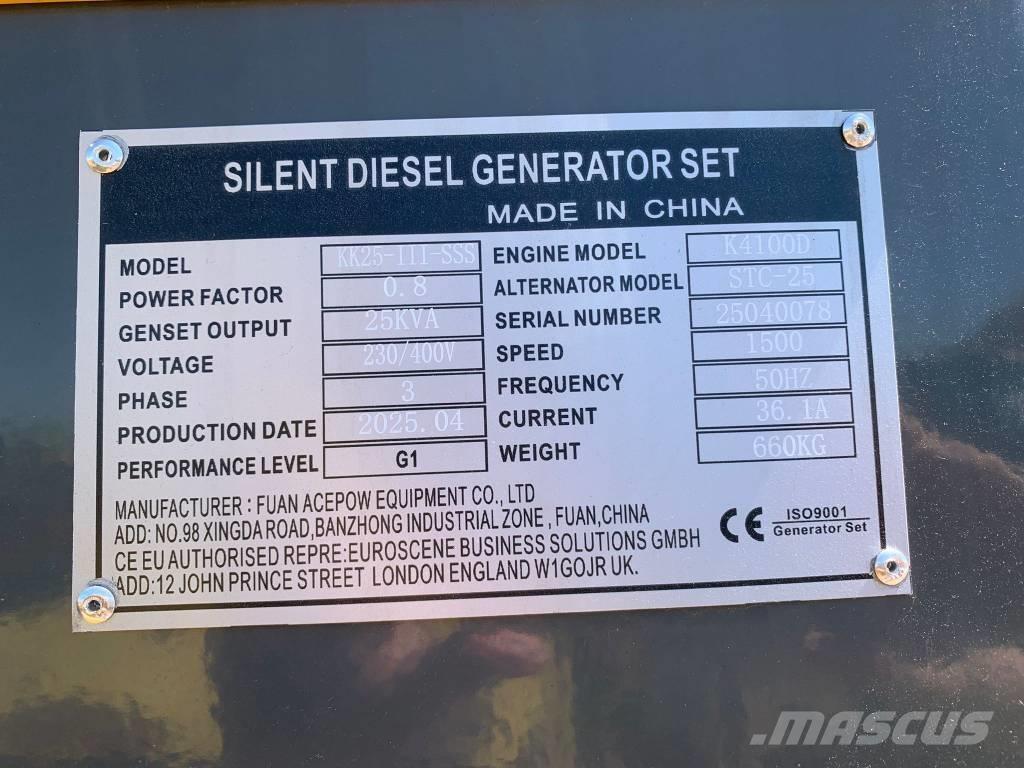 Kawakenki KK25 Dieselgeneratorer