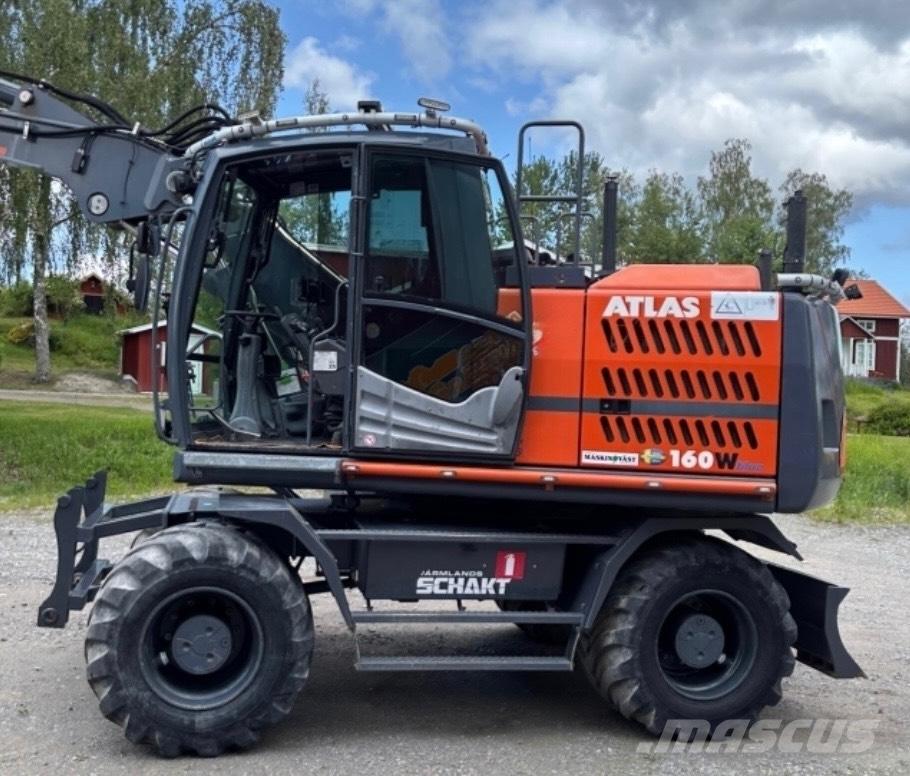 Atlas 160 W Gravemaskiner på hjul