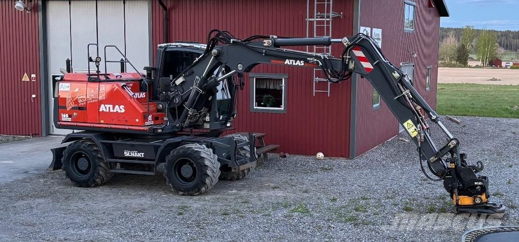 Atlas 160 W Gravemaskiner på hjul