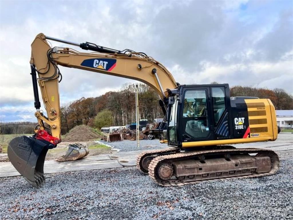 CAT 318EL + HS21 Gravemaskiner på larvebånd