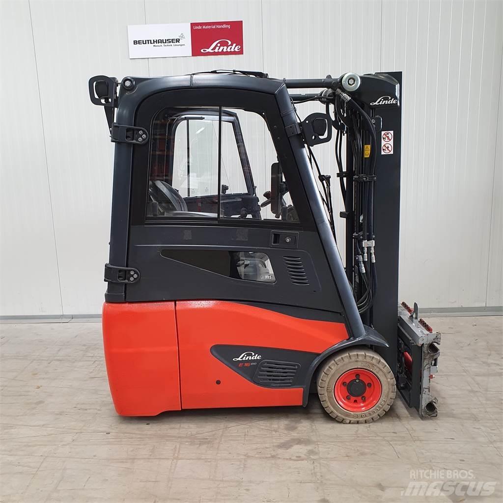 Linde E16C El gaffeltrucks