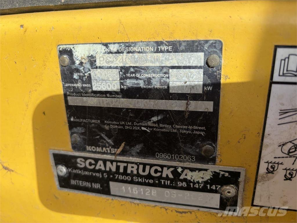 Komatsu PC240LC-11 Gravemaskiner på larvebånd